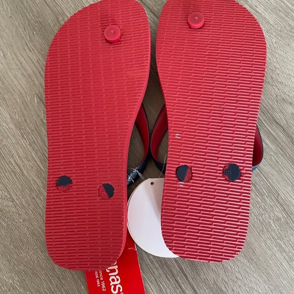 Havaianas Red Sox NBA Ruby Red Slippers Size US 6/7 BNWT - Picture 5 of 5